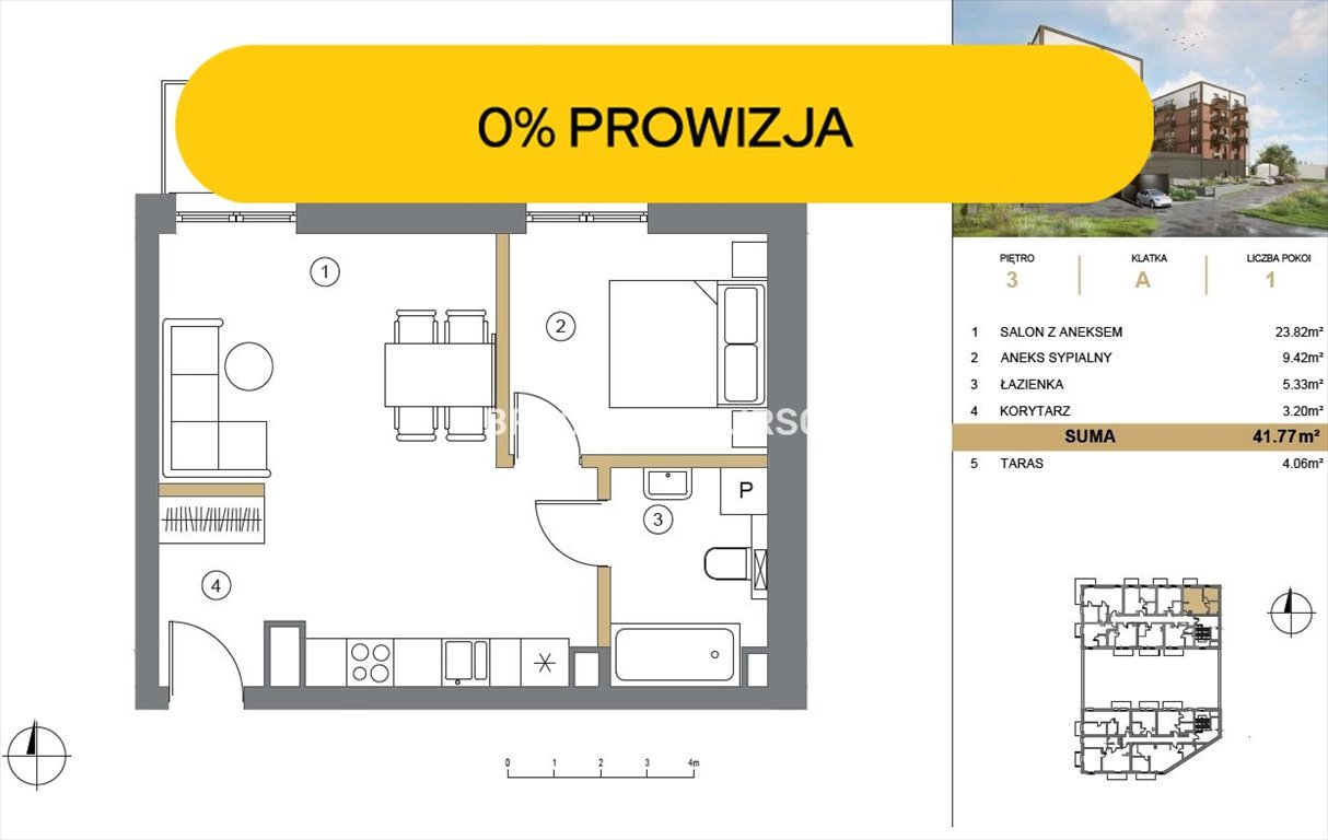 Polecam nowoczesne 2-pokojowe mieszkanie z balkonem w centrum Wieliczki Wieliczka, Wieliczka, Wieliczka, Adama Asnyka  42m2 Foto 1