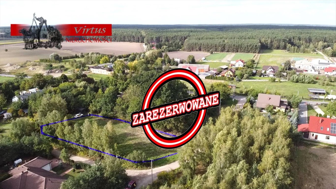 Polecam działkę 1378 m² w Kołacie blisko lasu i jeziora Kołata  1 378m2 Foto 1