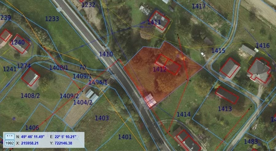 Działka 1180 m² z budynkiem do remontu w Izdebkach Izdebki  1 180m2 Foto 1