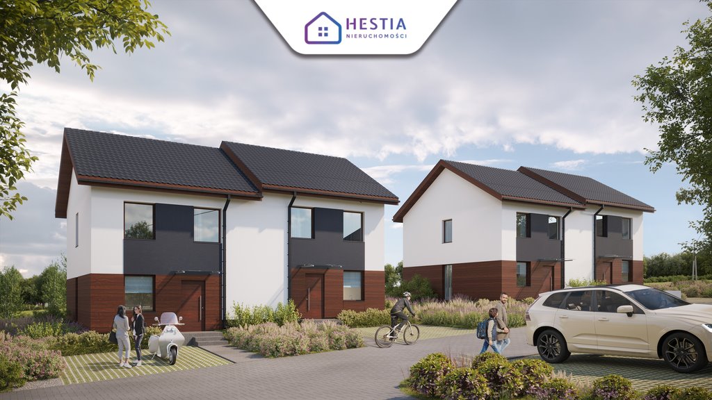 Nowoczesny dom szeregowy 88,7 m2 z garażem i ogrodem Stargard  89m2 Foto 1