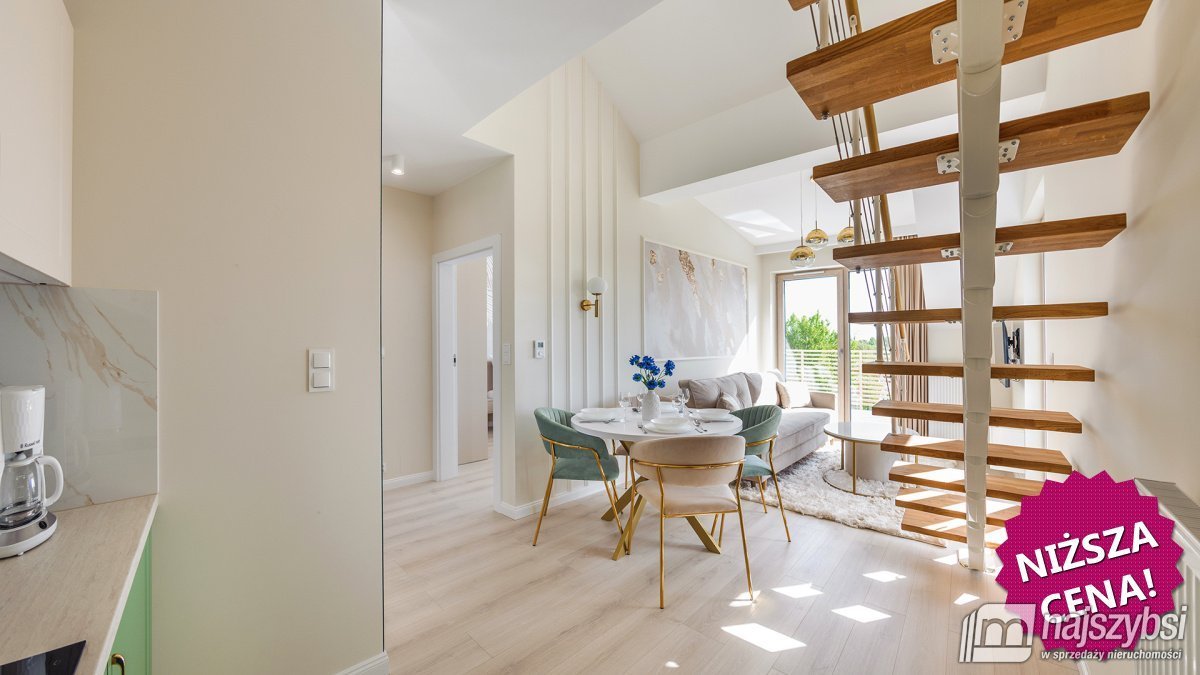 Apartament 3 pok. z tarasem, blisko plaży, nowoczesny Sianożęty  42m2 Foto 1