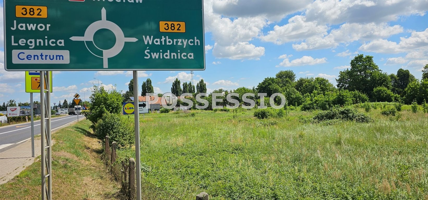 Sprzedam działkę usługową 4912 m² przy DK5 w Strzegomiu Strzegom  4 912m2 Foto 1