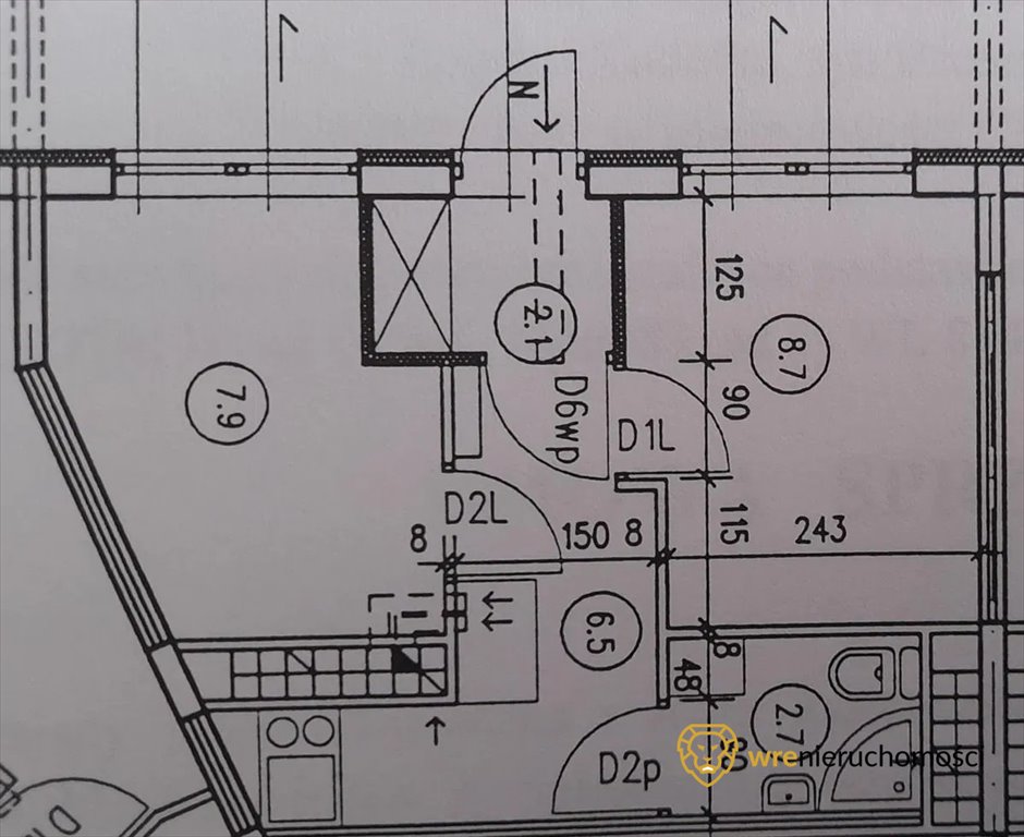 Mieszkanie dwupokojowe na sprzedaż Wrocław, Mulicka  27m2 Foto 11