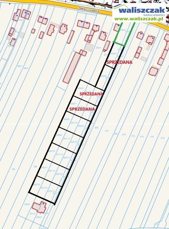 Działka budowlana na sprzedaż Piotrków Trybunalski, Świerczowska  796m2 Foto 4