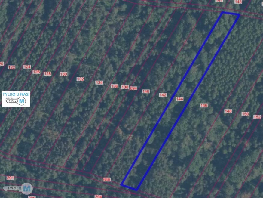 Działka rolna 0,76 ha przy drodze gruntowej, RVI Pierzchnica, Osiny  7 578m2 Foto 1