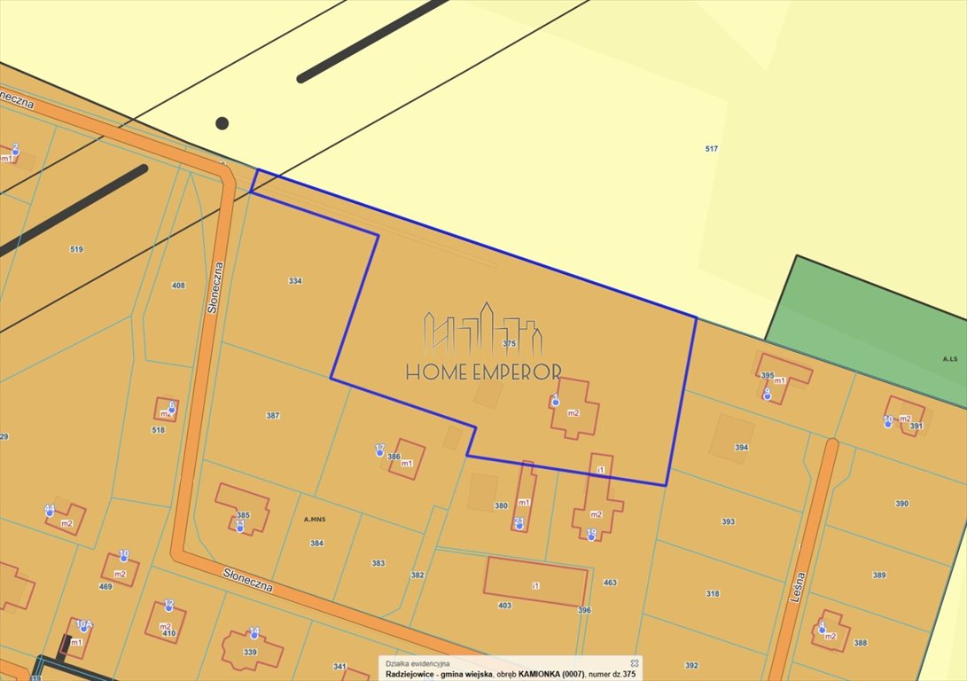 Działka budowlana na sprzedaż Kamionka, Słoneczna  7 185m2 Foto 1