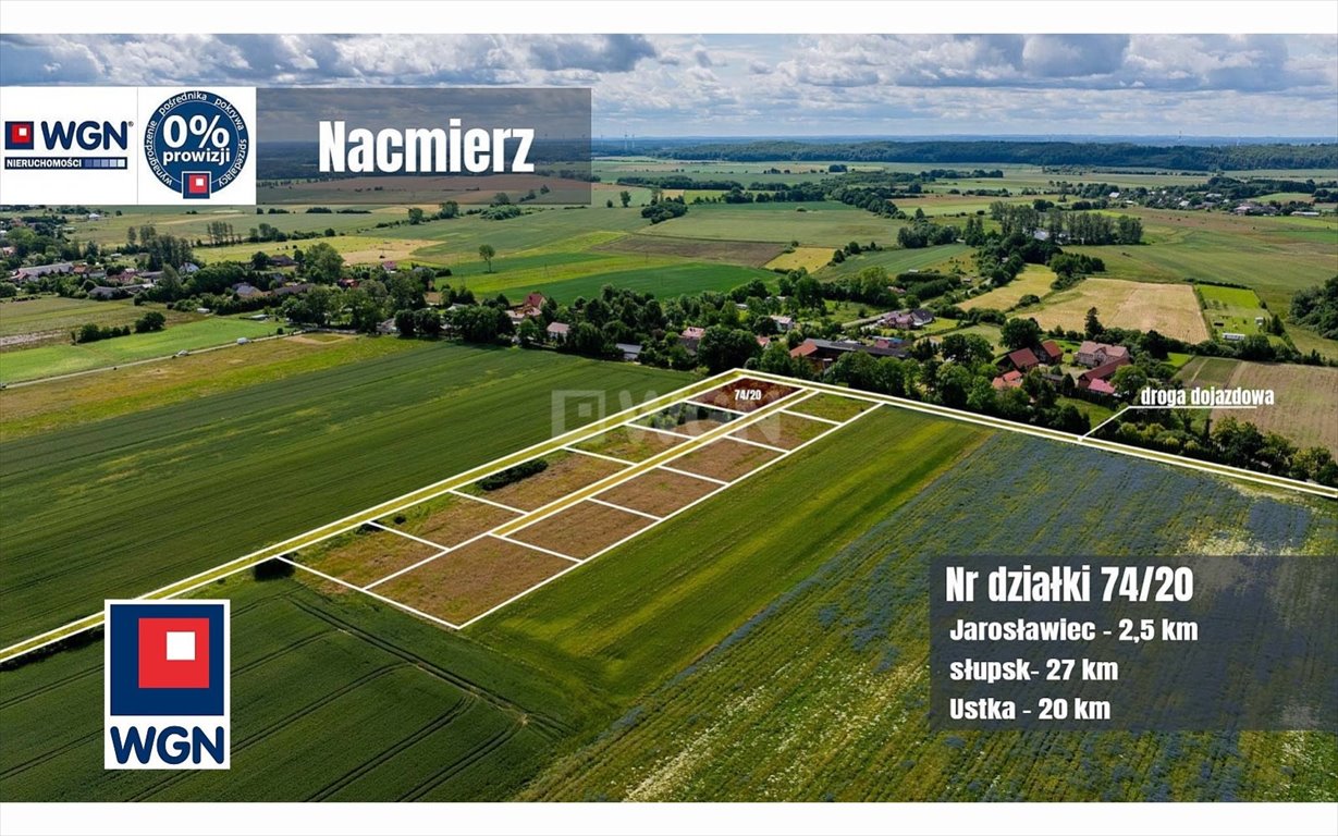 Działka budowlana 1687 m² blisko morza - zapraszam Nacmierz, Nacmierz  1 687m2 Foto 1