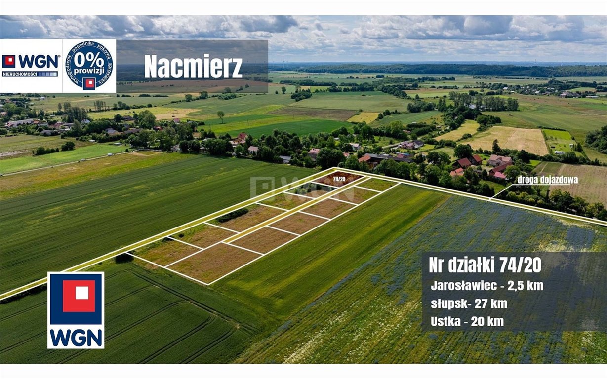 Działka budowlana na sprzedaż Nacmierz, Nacmierz  1 687m2 Foto 1