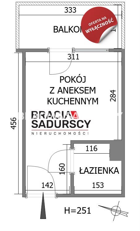 Lokal użytkowy na sprzedaż Kraków, Prądnik Czerwony, Olsza, Klemensiewicza  13m2 Foto 3