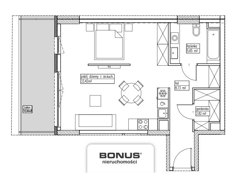 Mieszkanie dwupokojowe na sprzedaż Szczecin, Łasztownia, Celna  51m2 Foto 12