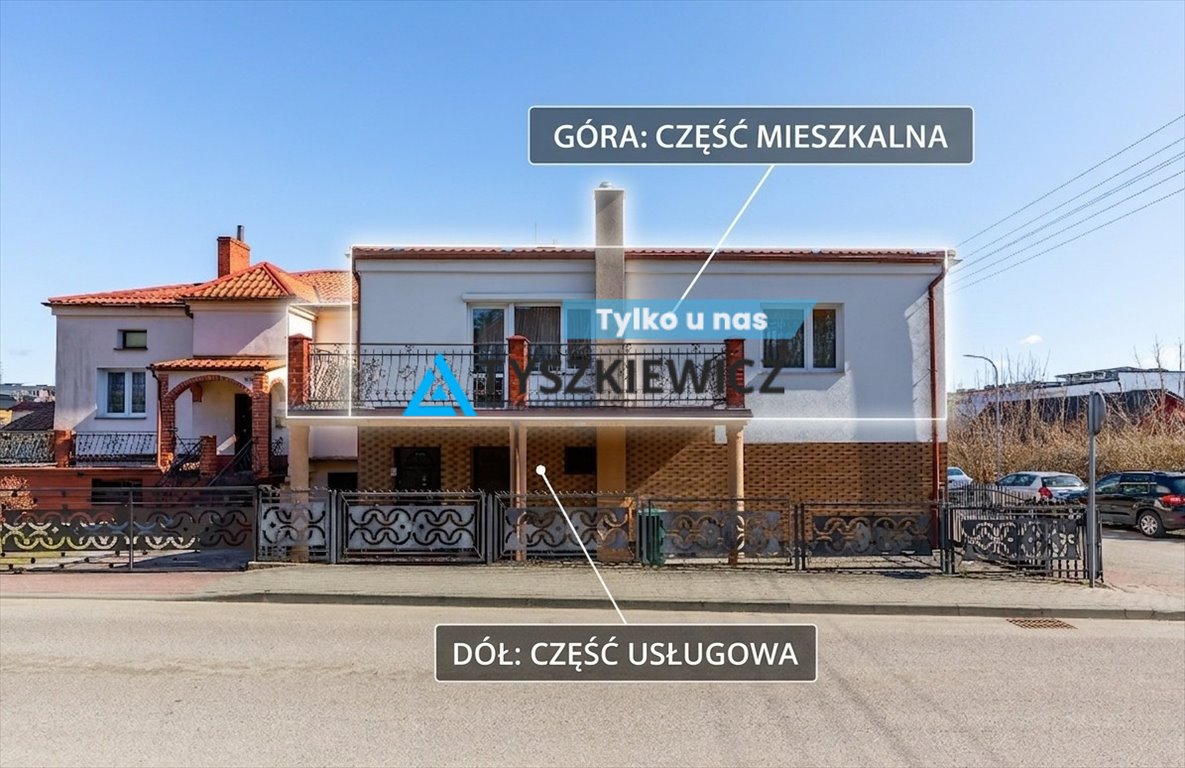 Przestronny segment 214 m² z funkcją usługową i własnym ogrodem Kępice, Adama Mickiewicza  214m2 Foto 1