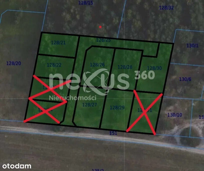 Działki budowlane w Nowej Ligocie, 8581 m2, pod zabudowę Nowa Ligota  819m2 Foto 1