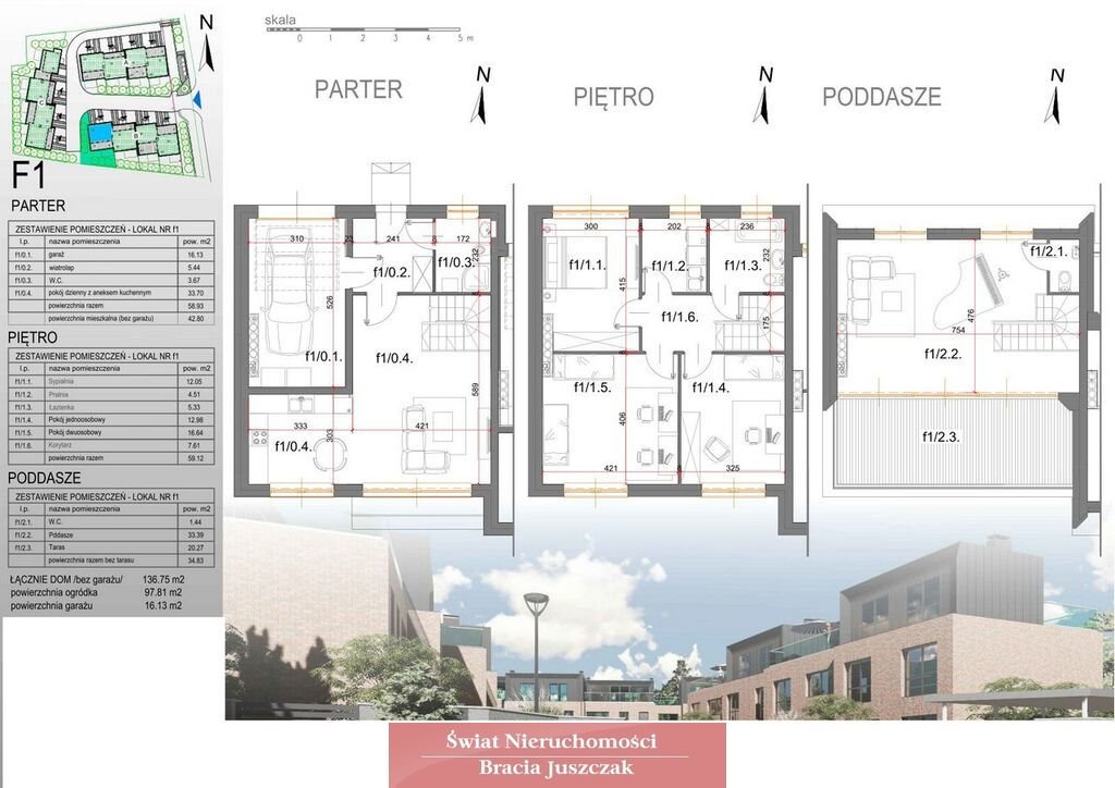 Nowy dom w Leśnicy - 141,76 m2 z tarasem i ogrodem Wrocław, Leśnica, Leśnica  142m2 Foto 1