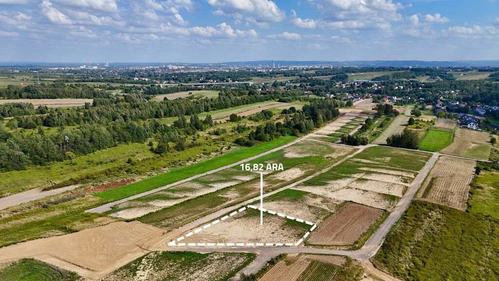 Działka budowlana z pięknym widokiem - media i dojazd Rzeszów, Dębicka  1 682m2 Foto 1