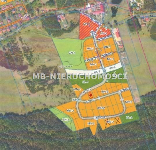 Działka budowlana na sprzedaż Giedajty  1 240m2 Foto 1