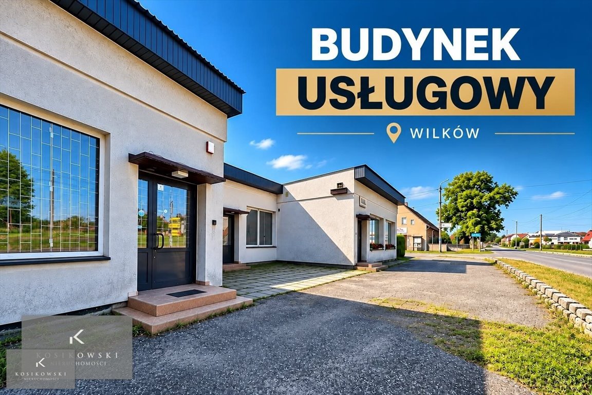 Na sprzedaż przestronny obiekt komercyjny 297 m² w Wilkowie Namysłów, Wilków, Wilków  297m2 Foto 1