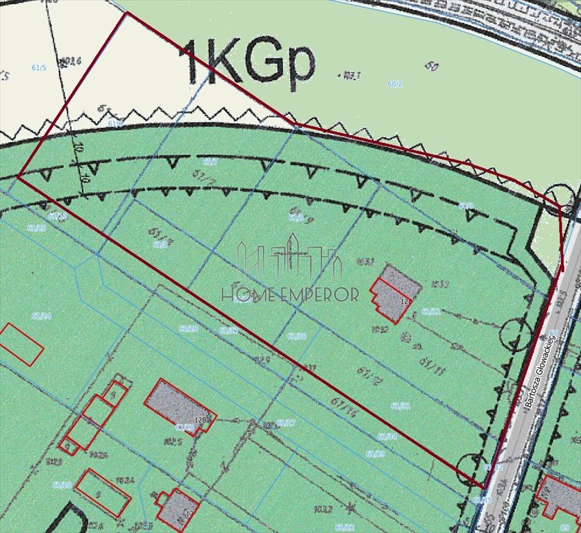 Działka 12 043 m² pod zabudowę w Kierszku - polecam! Kierszek, Bartosza Głowackiego  12 043m2 Foto 1
