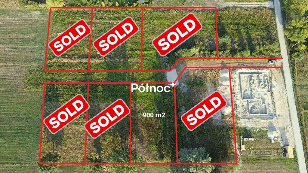 Ostatnia działka 900 m² w Dobczynie - spokój i szybki dojazd. Dobczyn, Dworska  900m2 Foto 1