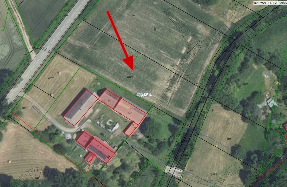 Działka 2 743 m² w Wigańcicach - teren mieszkaniowo-usługowy Wigańcice  2 743m2 Foto 1