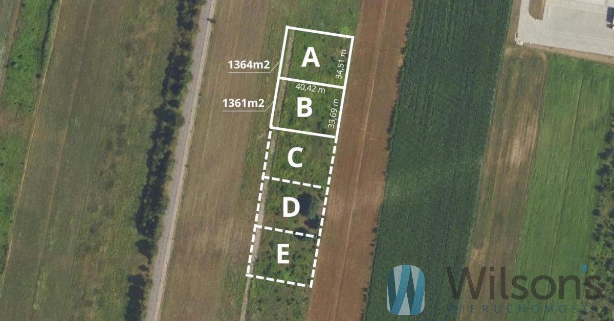 Działka pod dom w Cząstkowie Mazowieckim, 1364 m2 Cząstków Mazowiecki, Małotka  1 364m2 Foto 1