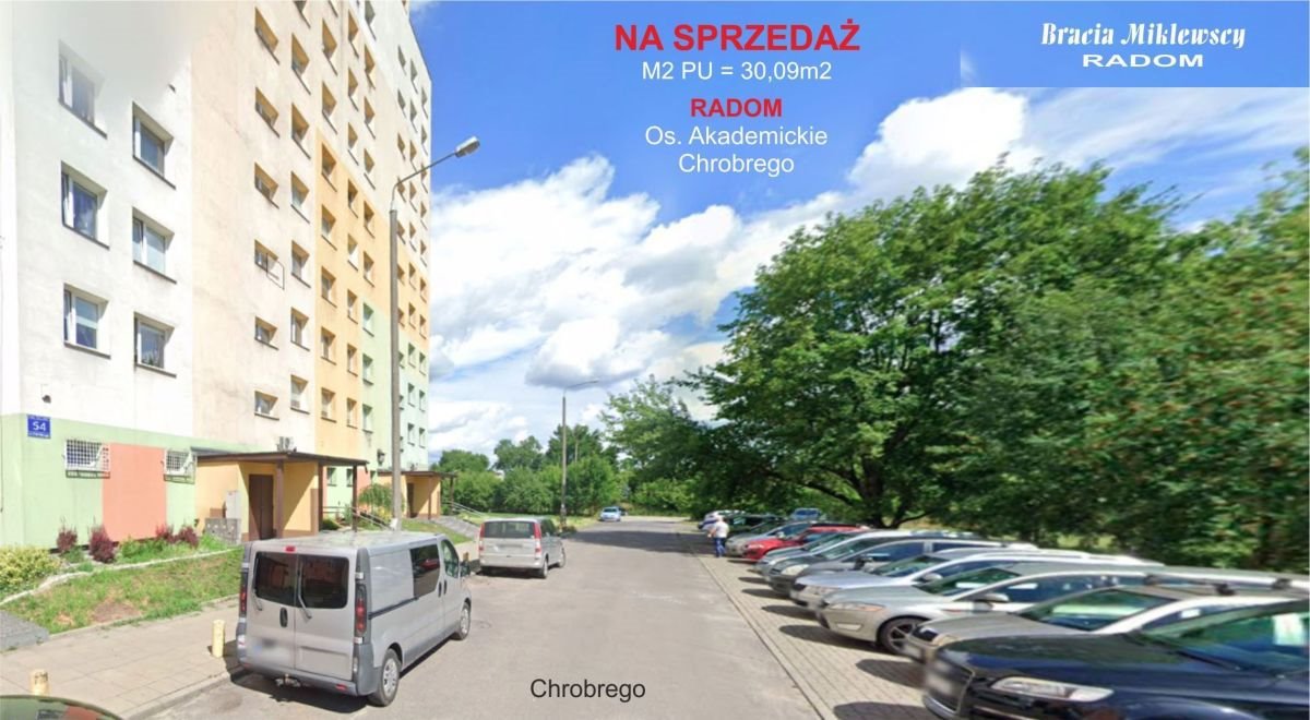 Kawalerka na sprzedaż Radom, os. Akademickie, B. Chrobrego  30m2 Foto 8