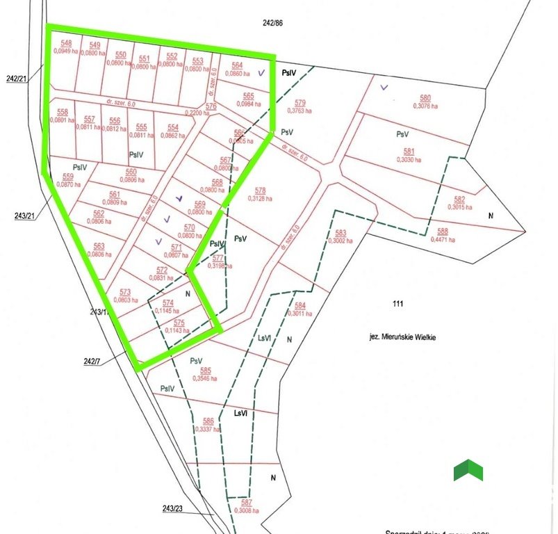 Działki nad jeziorem Mieruńskie Wielkie – inwestycja i rekreacja Mieruniszki  21 670m2 Foto 1