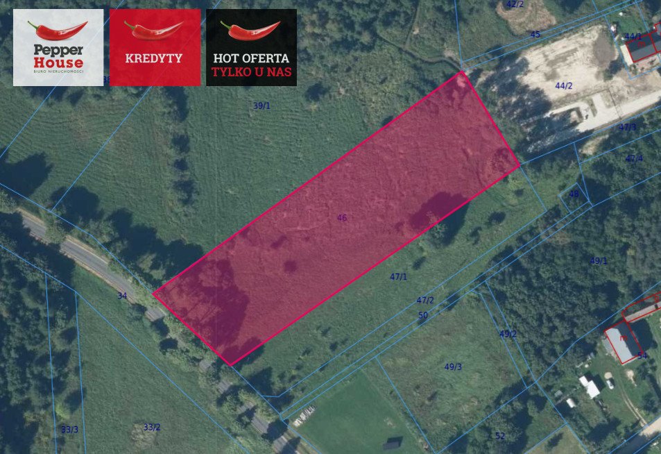 Działka rolna w Starym Krakowie z MPZP, 8 100 m2 Stary Kraków  8 100m2 Foto 1