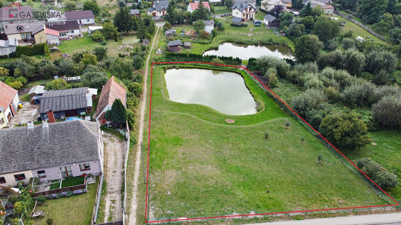 Działka usługowa z stawem 2700 m² w Białej - zapraszam Biała  2 700m2 Foto 1