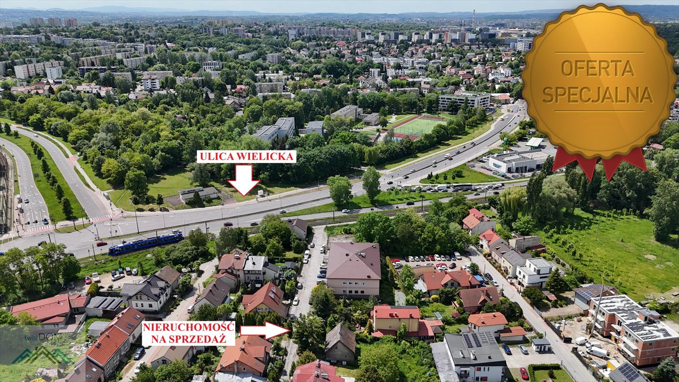 Działka pod zabudowę w Podgórzu, 1000m2, WZ, inwestycja Kraków, Podgórze  1 000m2 Foto 1