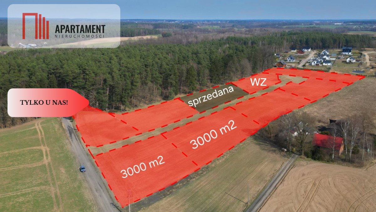 Działka 3000 m2 w Sucuminie z mediami i warunkami zabudowy Sucumin  3 000m2 Foto 1