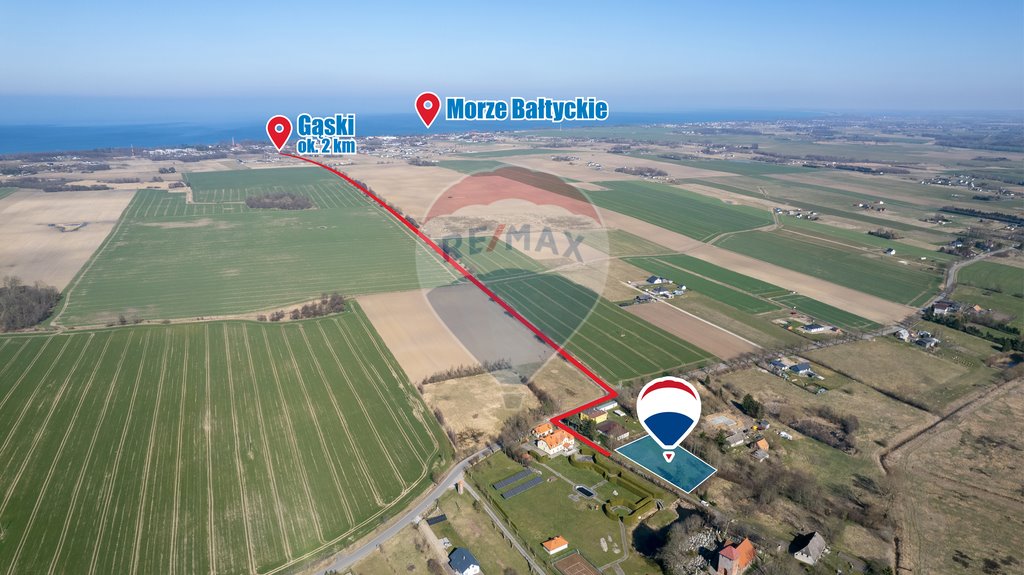 Działka 27 arów pod dom nad morzem, Śmiechów Śmiechów  2 703m2 Foto 1