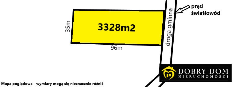 Działka 3328 m² z warunkami zabudowy i dostępem do mediów Wólka-Przedmieście  3 328m2 Foto 1