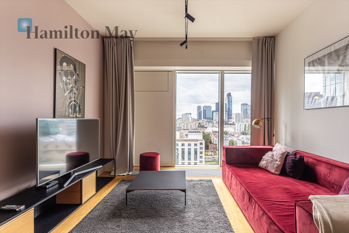 Luksusowy apartament 61 m2 z panoramicznymi oknami na Złotej Warszawa, Złota  62m2 Foto 1