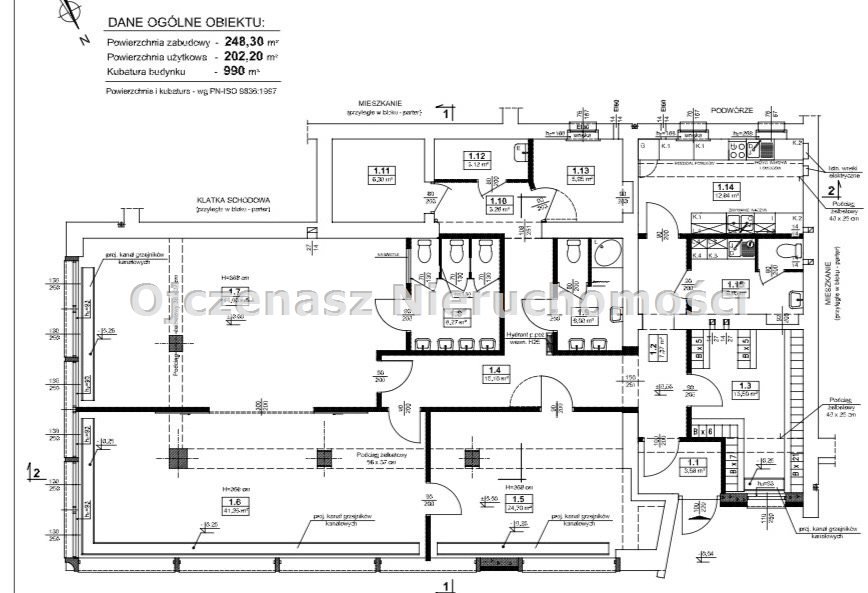 Lokal usługowy 202 m² z dużymi witrynami i wysokimi pomieszczeniami Bydgoszcz, Osiedle Leśne  202m2 Foto 1