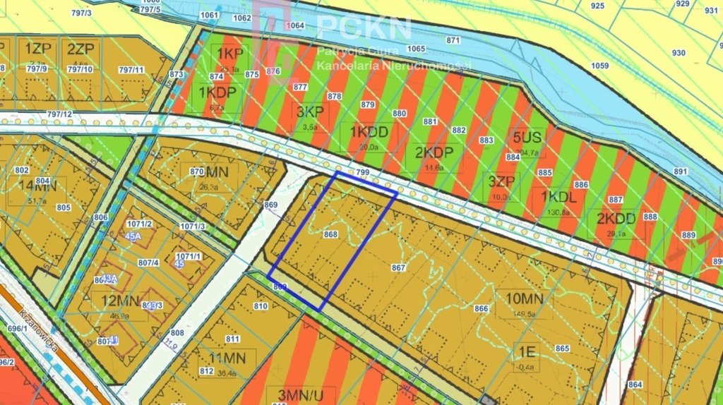 Przestronna działka budowlana w Krzanowicach – cisza i natura Opole  2 368m2 Foto 1
