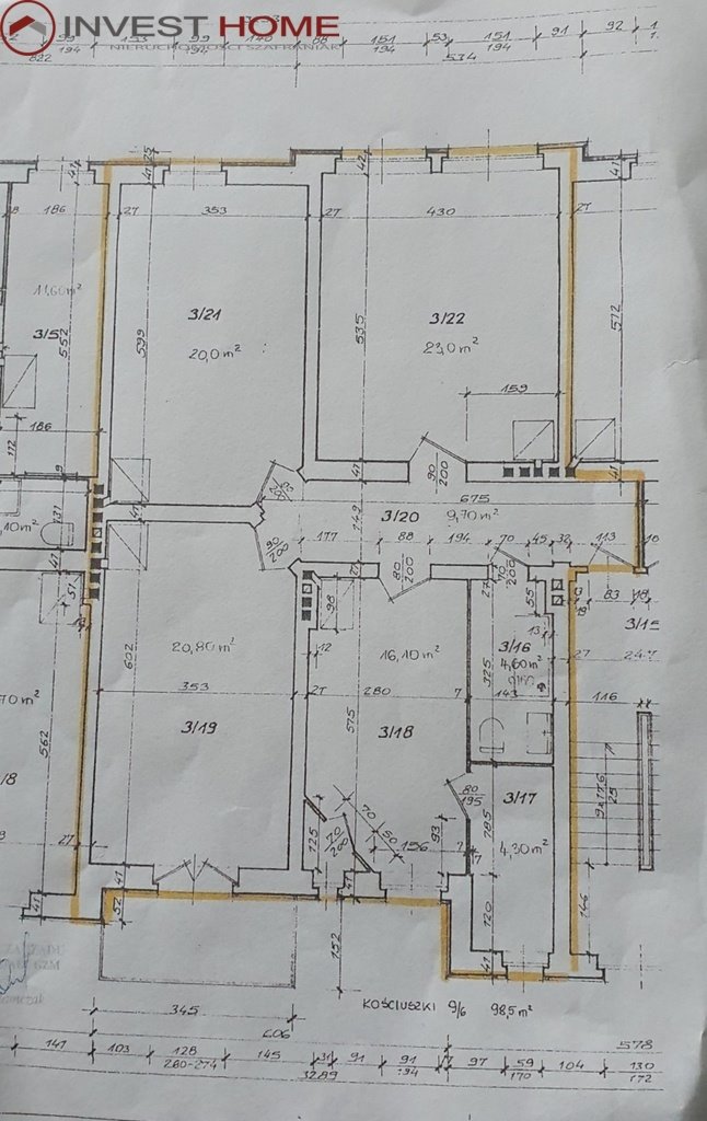 Mieszkanie trzypokojowe na sprzedaż Września, Kościuszki  99m2 Foto 19