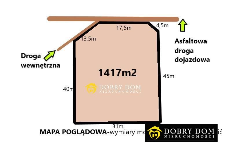 Działka 1417 m² pod dom w Sztabinie, blisko Biebrzy Sztabin  1 417m2 Foto 1
