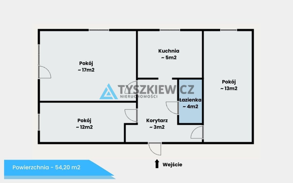 Mieszkanie trzypokojowe na sprzedaż Gdynia, Wzgórze Św. Maksymiliana, Stanisława Wyspiańskiego  54m2 Foto 12
