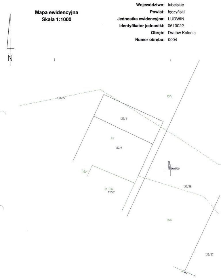 Działka 2,5 ha w Dratowie – atrakcyjna cena i przetarg Dratów  2 500m2 Foto 1