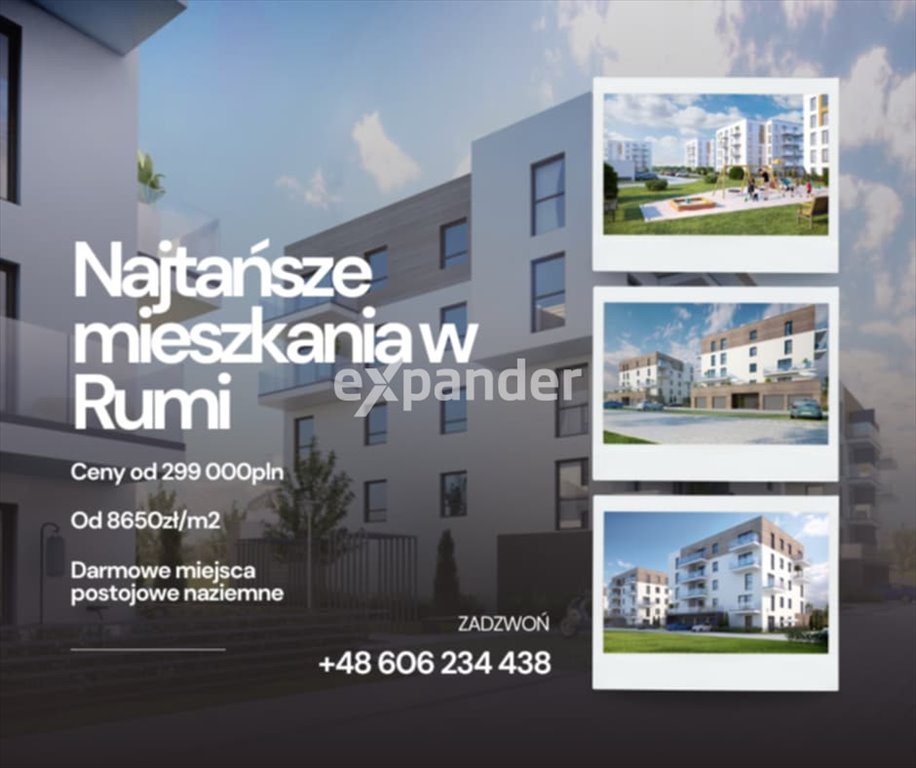 Mieszkanie dwupokojowe na sprzedaż Rumia, Jeziorna  34m2 Foto 1