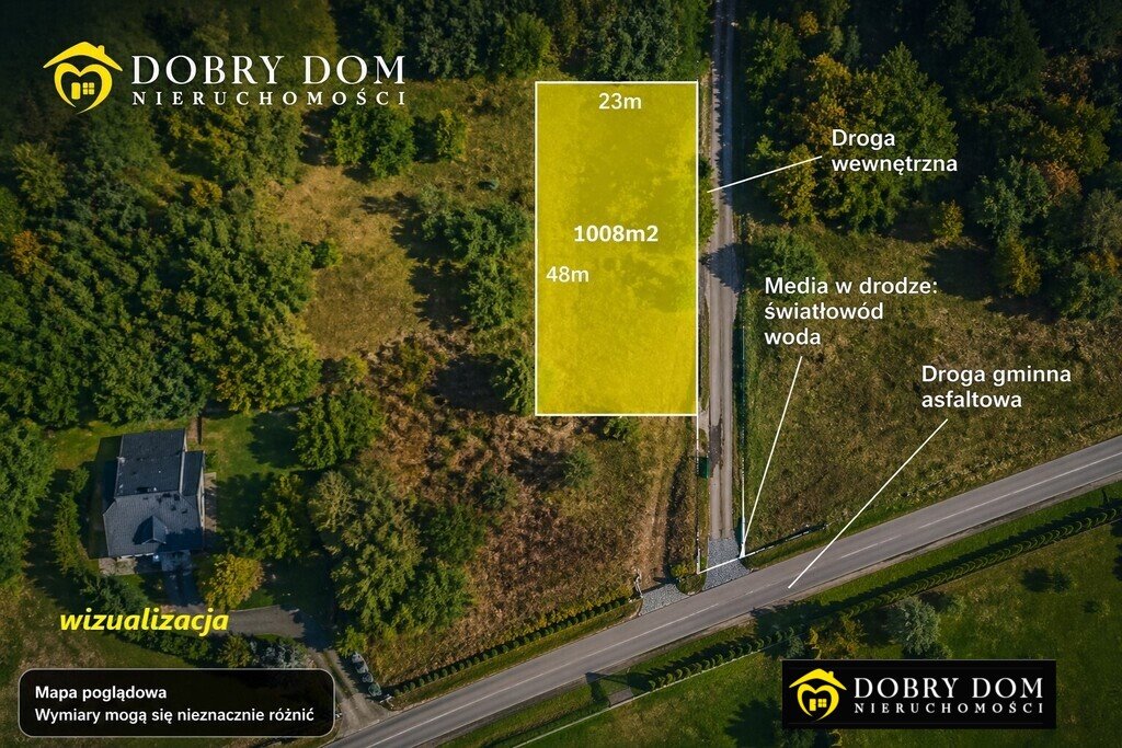 Polecam działkę pod dom z warunkami zabudowy i mediami Zabłudów  1 008m2 Foto 1