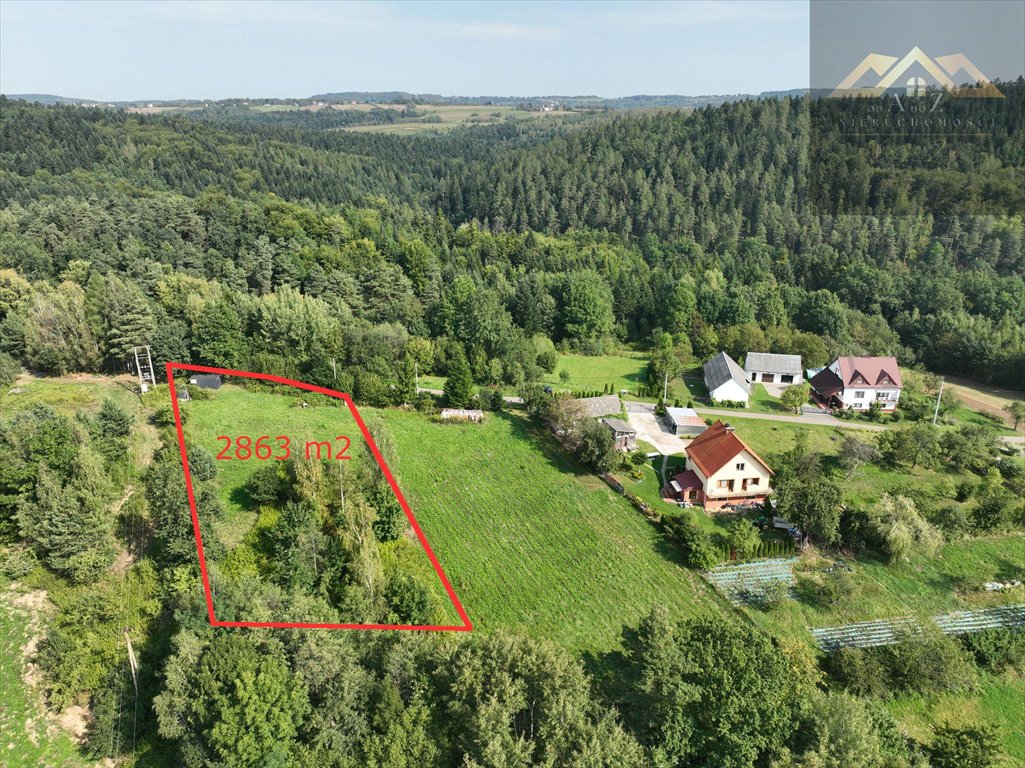 Działka z pozwoleniem na budowę i panoramicznym widokiem Faliszewice  2 863m2 Foto 1