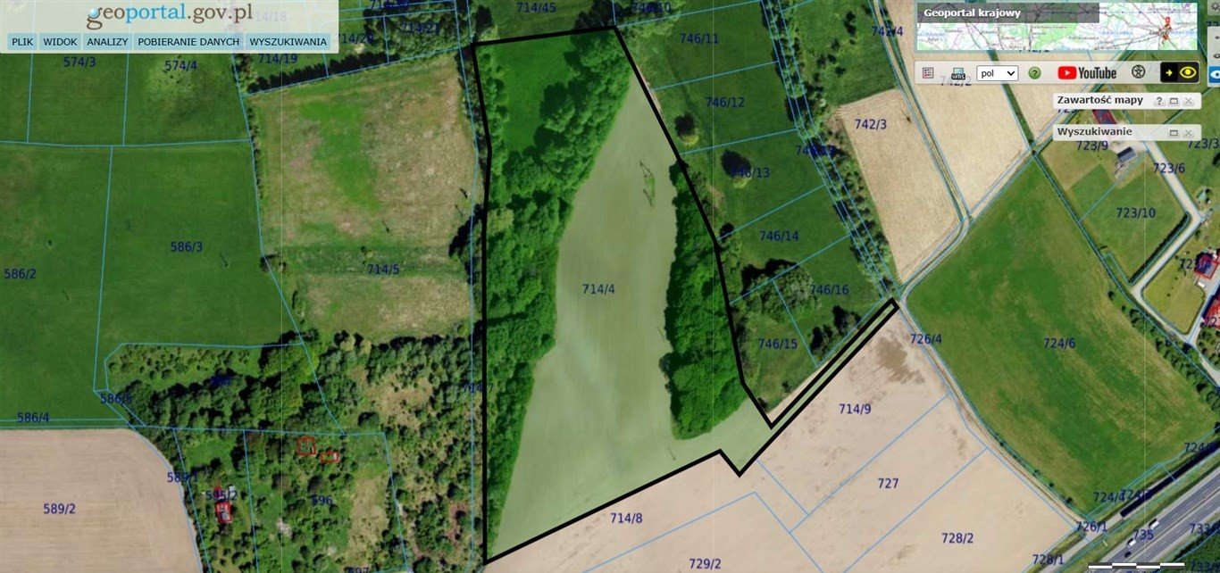 Działka rolna 42 ha z możliwością zabudowy i rozwoju Jasienica  42 169m2 Foto 1