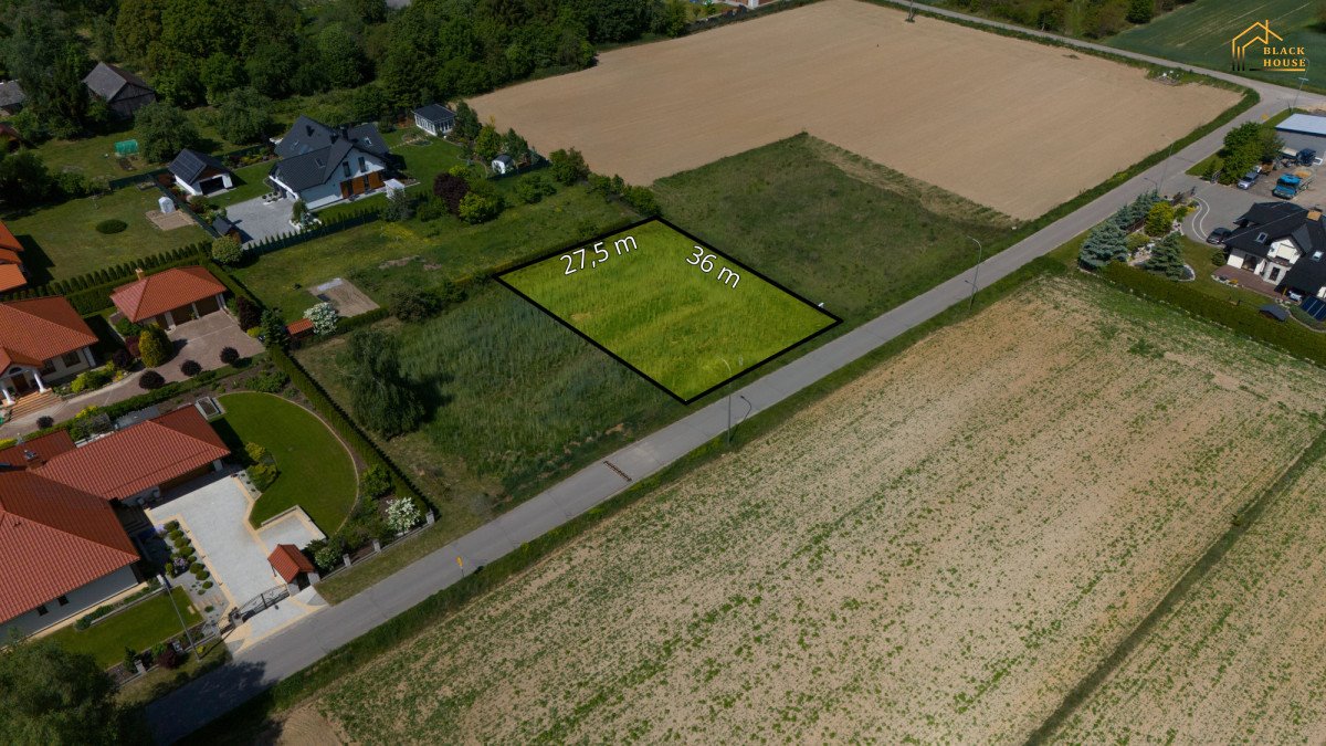 Działka 1000 m2 pod dom jednorodzinny lub bliźniak Jakubowice Konińskie-Kolonia, Malinowa  1 000m2 Foto 1