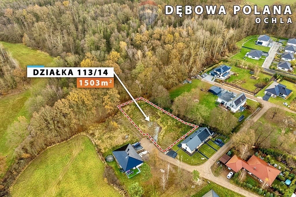 Działka budowlana na sprzedaż Zielona Góra, Ochla, Ochla-Dębowa Polana  1 503m2 Foto 2