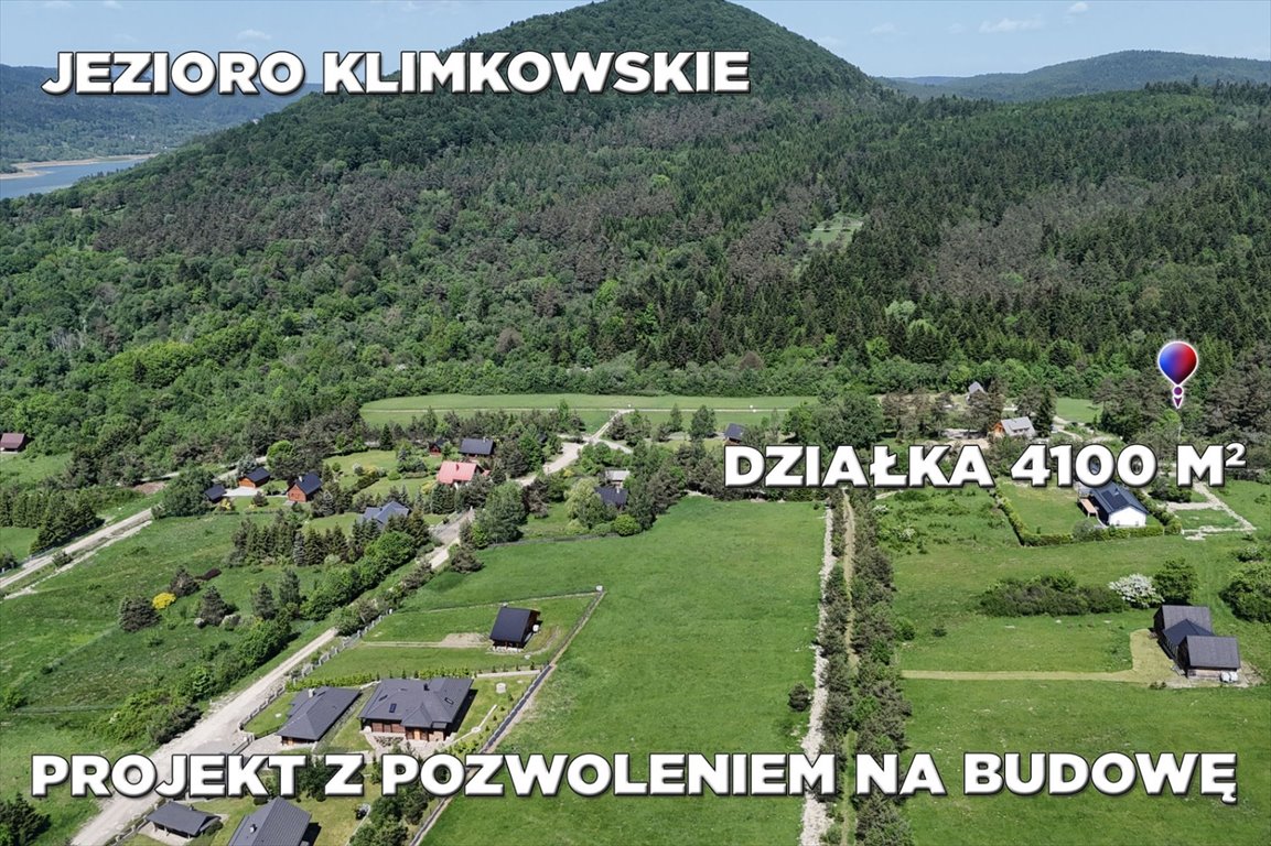 Działka 41 arów z widokiem na góry i jezioro - polecam! Uście Gorlickie  4 100m2 Foto 1