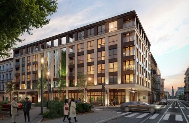 Nowoczesny apartament 25m² z relaksem na dachu w centrum Łodzi Łódź, Śródmieście, Pomorska  26m2 Foto 1