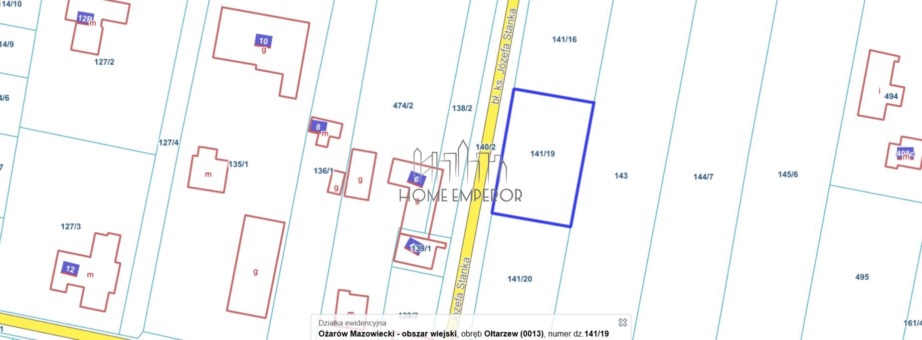 Działka budowlana na sprzedaż Ołtarzew, Nizinna  1 000m2 Foto 3