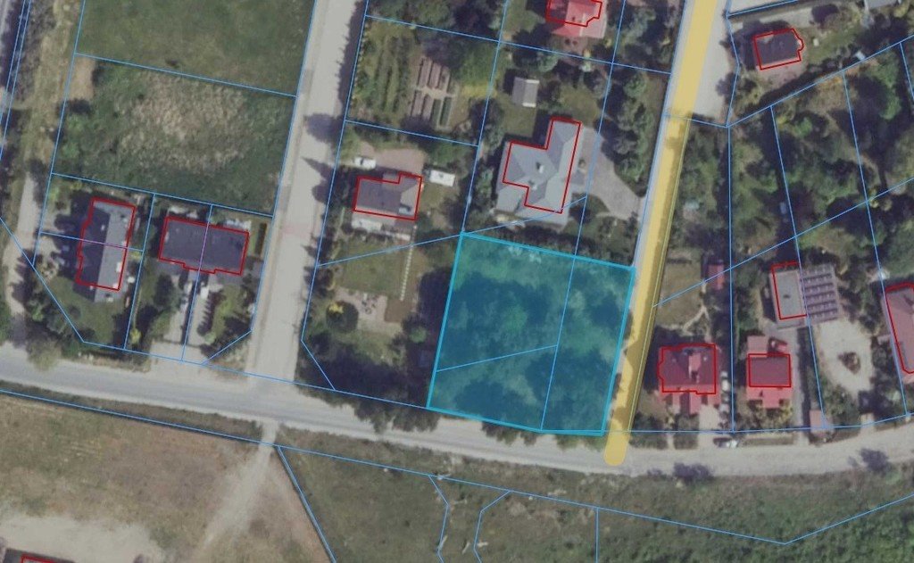 Działka 1678 m2 z MPZP, media, pod dom lub usługi Gruszczyn, Wierzbowa  1 678m2 Foto 1