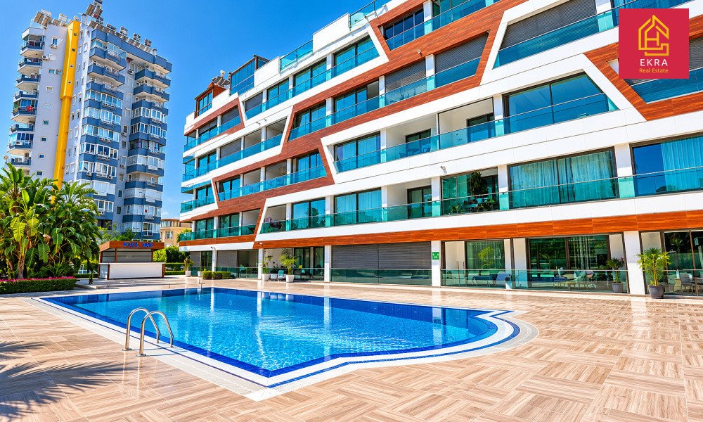 Sprzedam luksusowy penthouse z basenem i 3 balkonami w Konyaaltı ANTALYA, KONYAALTI, Bileydiler Cd.  180m2 Foto 1
